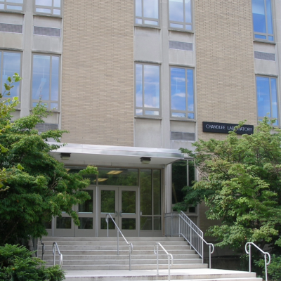 Front steps of Chandlee Lab.